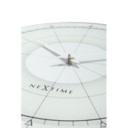 Nextime klok 8125 fancy round, ø43 cm, wall, white silver - afbeelding 4