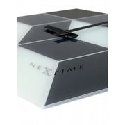 Nextime klok 8171 cubic, 43.5x37 cm, wall, black white gray - afbeelding 3