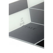 Nextime klok 8171 cubic, 43.5x37 cm, wall, black white gray - afbeelding 4