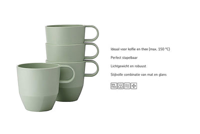 Mepal mok silueta 300ml - nordic white