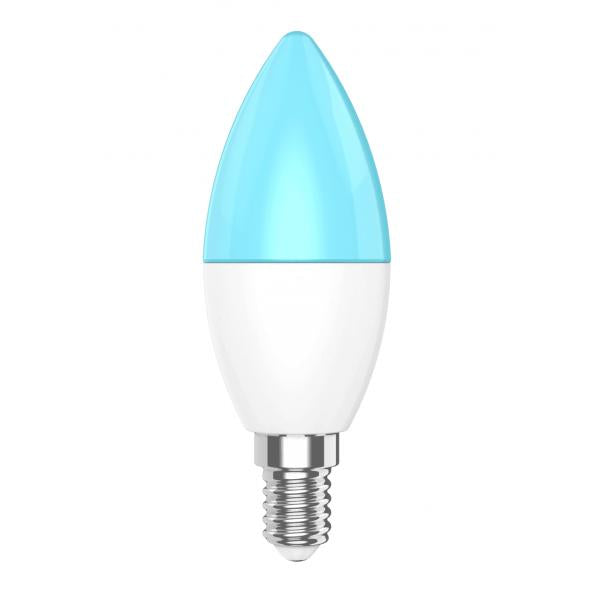 Woox woox r9075 rgb led bulb, wifi, e14, cct, google assistant amazon alexa