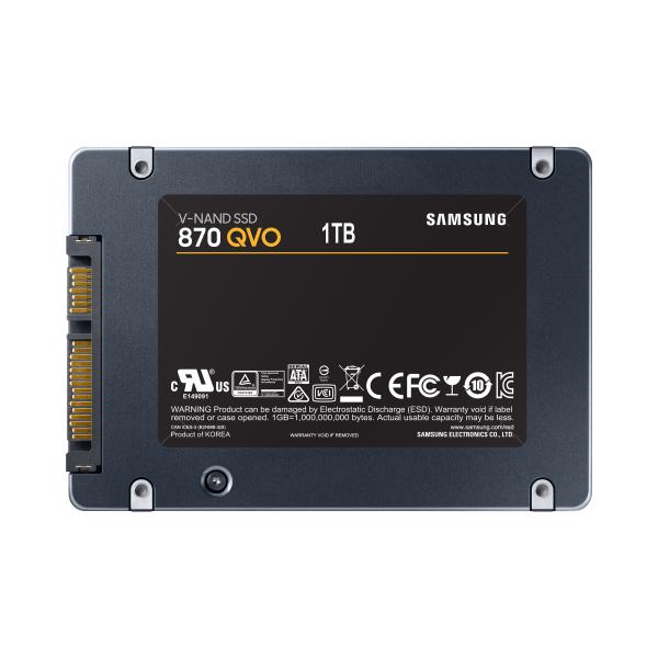 Samsung mz-77q1t0bw 870 qvo ssd, 1000 gb, 2.5 , sata3 6 gbit s, v-nand mlc, 560 mb s, 98000 iops