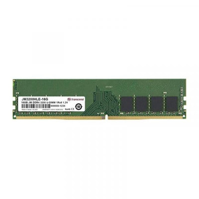 Transcend transcend jm3200hle-16g jetram, 16gb, ddr4 3200mhz, u-dimm, 1rx8, 2gx8, cl22, 1.2v