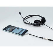 Equip 133474 usb-c to 3.5mm audio dac adapter, usb-c, 3.5 mm, male female, 0.15 m, black, silver - afbeelding 3
