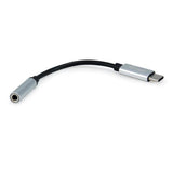 Equip 133474 usb-c to 3.5mm audio dac adapter, usb-c, 3.5 mm, male female, 0.15 m, black, silver - afbeelding 1