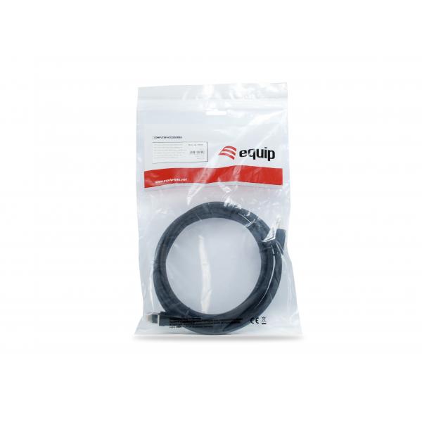 Equip 608051 patch cable, cat8.1, s ftp (s-stp) rj-45, rj-45, black, 2m
