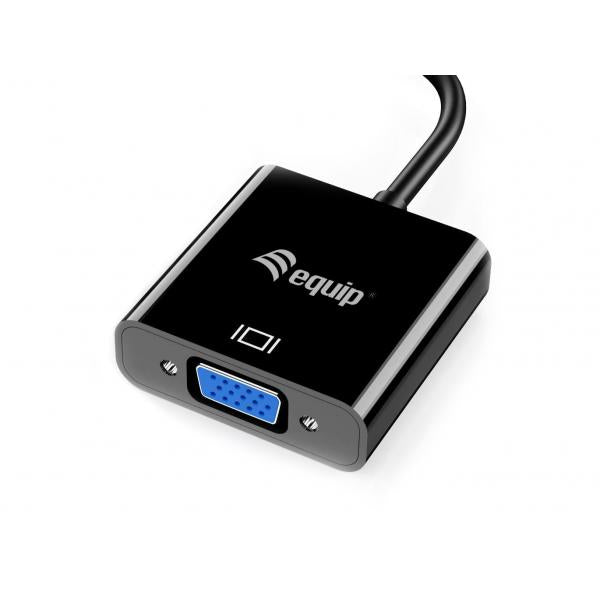 Equip equip 133384 usb 3.0 to vga adapter, 1080p, usb 3.2 gen 1, usb type-a, vga (d-sub) output