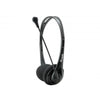 Equip equip 245302 chat headset, 3.5mm, head-band, calls music, binaural, rotary, black