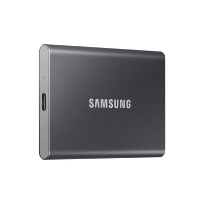 Samsung mu-pc500t ww t7 portable ssd, 500 gb, usb type-c, 3.2 gen 2, 1000 mb s, password, grey