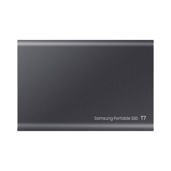 Samsung mu-pc500t ww t7 portable ssd, 500 gb, usb type-c, 3.2 gen 2, 1000 mb s, password, grey