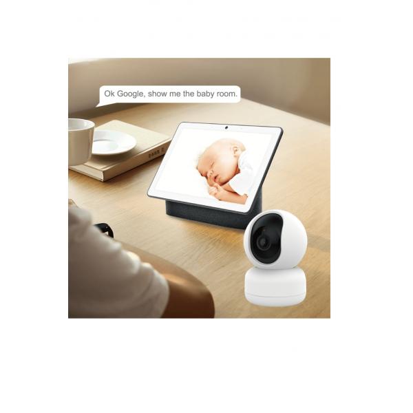 Woox woox r4040ptz ptz indoor camera, wifi, 1080p, 360°, pan tilt zoom, white