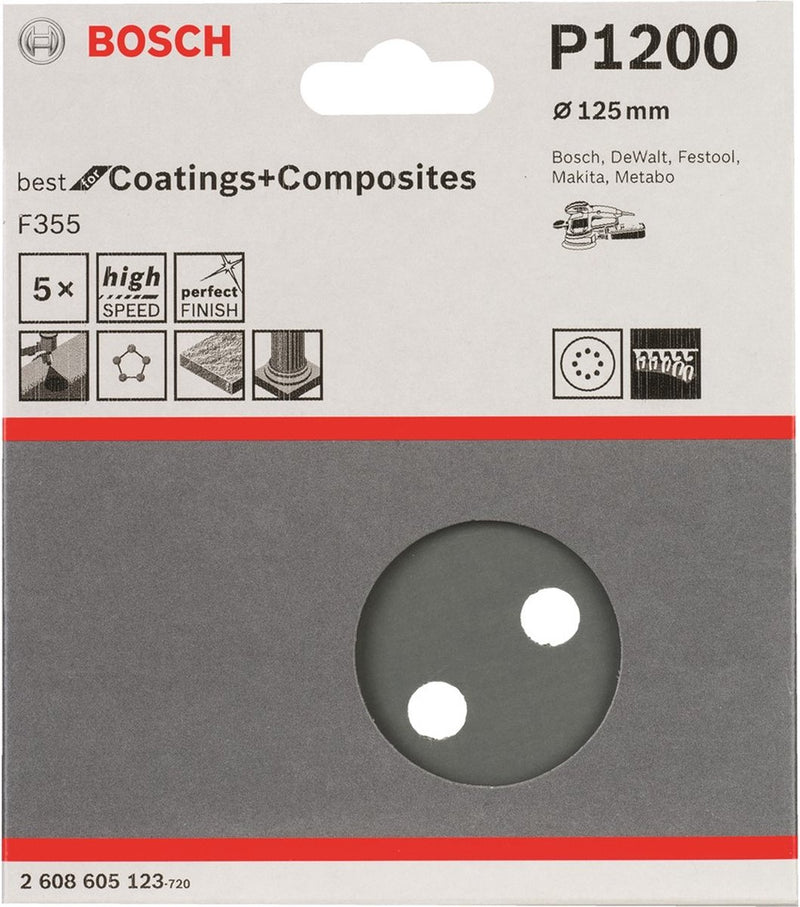 Bosch 5 schuurvel ø125 best coatings 8,1200