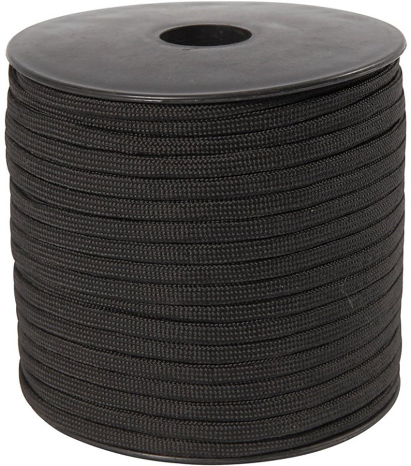 Creativ company cc paracord 5 mm zwart 50 m