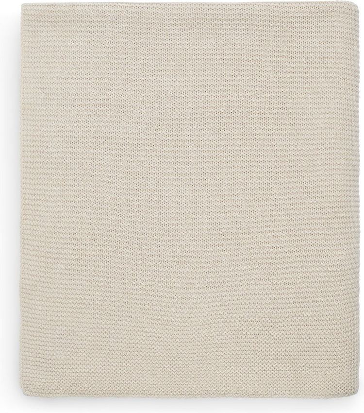 Jollein baby deken ledikant 100x150cm - basic knit - nougat