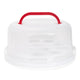 Taart- en cupcake bewaardoos | 2 stuks