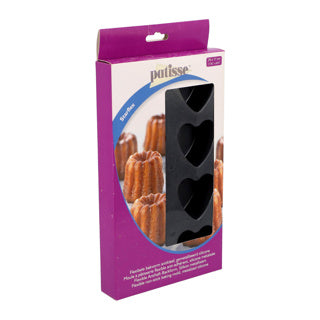 Patisse starflex mini hartvorm 8 vaks 29 x 17 cm | 2 stuks