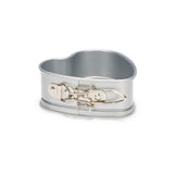 Patisse silver-top mini hart-springvorm 12 cm | 3 stuks - afbeelding 1