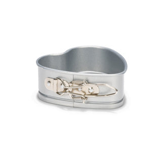 Patisse silver-top mini hart-springvorm 12 cm | 3 stuks
