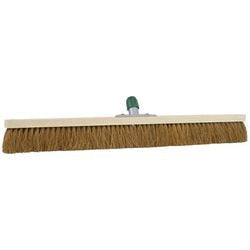 Bezemkop betra hout, kokosvezel bruin