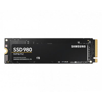 Samsung mz-v8v1t0bw 980 ssd, 1 tb, nvme m.2, pcle 3.0, 3500 3000 mb s, 480k 500k iops