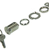 Mack 1015858 - 1 brievenkastslot vernikkeld 25mm | 5 stuks