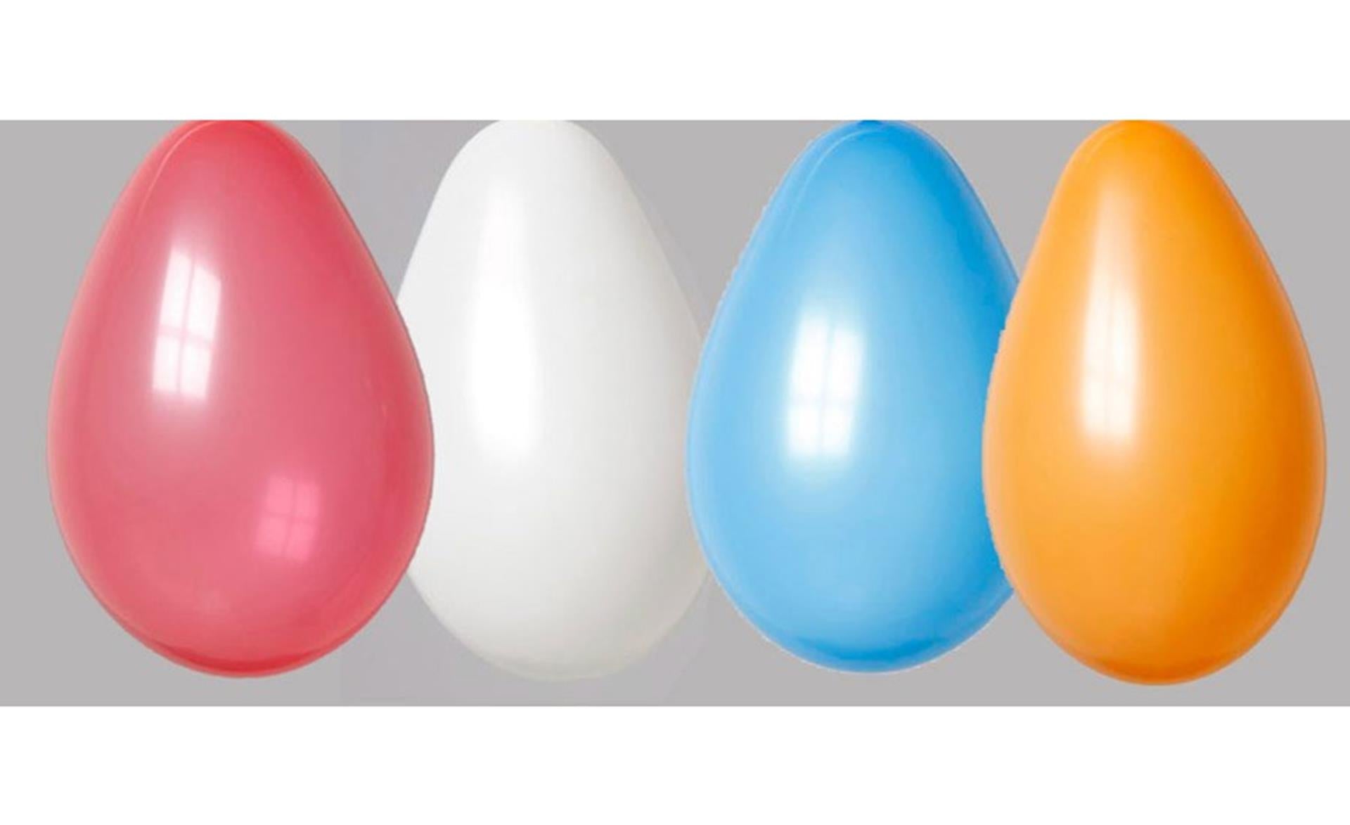Globos zak 100 ballons rood wit blauw oranje