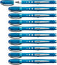Stabilo worker+ colorful - rollerball pen 0.5 mm - blauw - doos 10 stuks