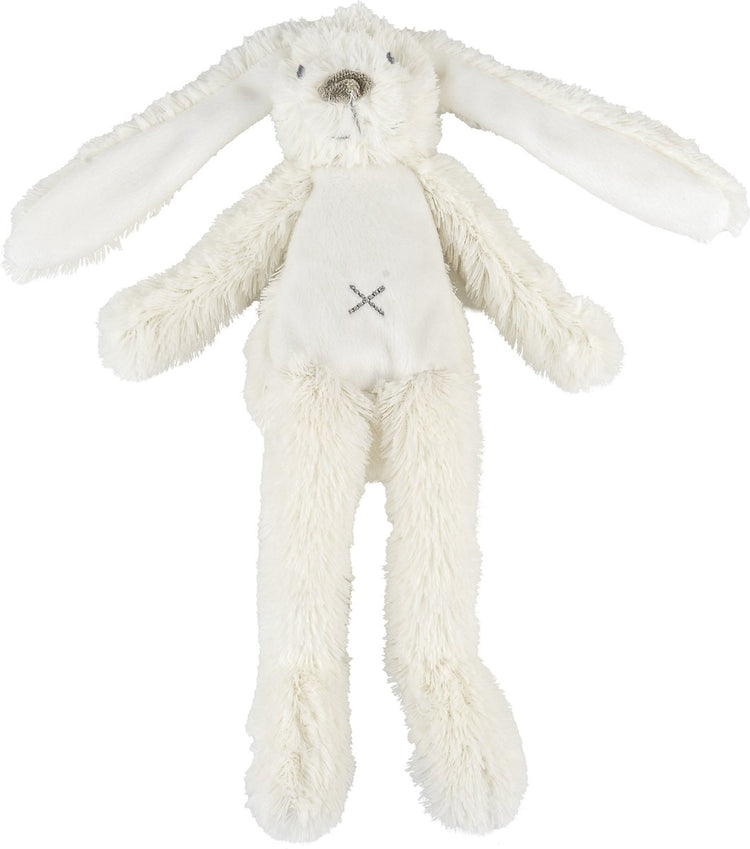 Happy horse konijn richie flatstyle knuffel 27cm - wit - baby knuffel