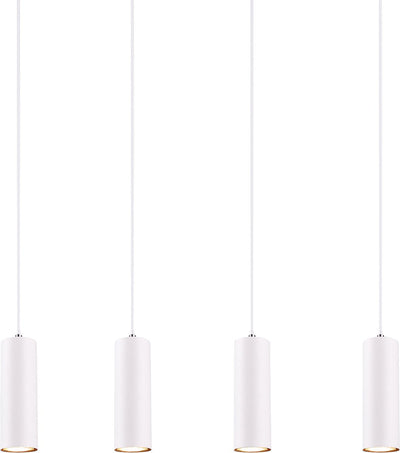 Trio marley - hanglamp - wit - excl. 4x gu10 3w - aanpasbaar in de hoogte