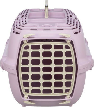 Trixie reismand - roze, geschikt tot 6 kg - 48x30x32 cm, handvat en draaisluiting