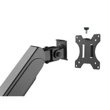 Equip 650134 17 -27 triple monitor desk mount bracket, clamp, 21 kg, 75 x 75 mm, 100 x 100 mm - afbeelding 2