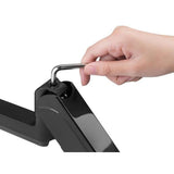 Equip 650134 17 -27 triple monitor desk mount bracket, clamp, 21 kg, 75 x 75 mm, 100 x 100 mm - afbeelding 4