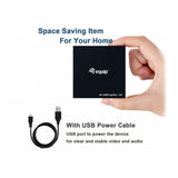 Equip 332715 ultra slim 2-port hdmi splitter, 3840 x 2160p, 4k ultra hd, power-by-usb, black - afbeelding 5