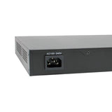 Levelone gep-2821 28-port gigabit poe switch, 24x poe outputs, 2x gigabit rj45, 2x gigabit sfp, 1u - afbeelding 2
