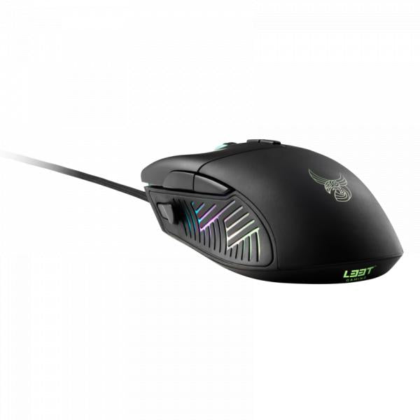 L33t gaming 160377 draupnir wireless gaming mouse, usb, 16.000 dpi, qi charging, 1.6m