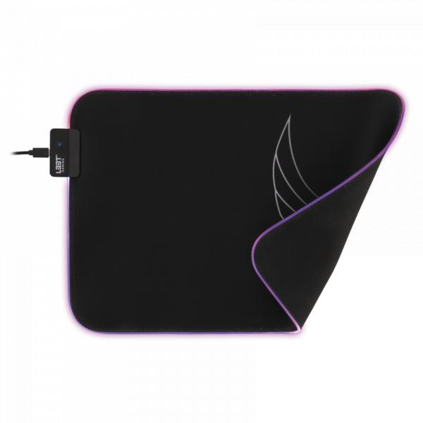 L33t gaming l33t gaming 160405 karlvagn rgb gaming mousepad, medium-size, fast surface. 355 x 255 x 3 mm, black