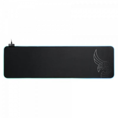 L33t gaming l33t gaming 160406 asar bardagi xxl rgb gaming mousepad, fast surface. 920 x 294 x 3 mm, black