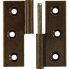 Mack 1013558 - 2 meubelpaumellen rechts verbronsd h 50 x b 40 mm | 5 stuks