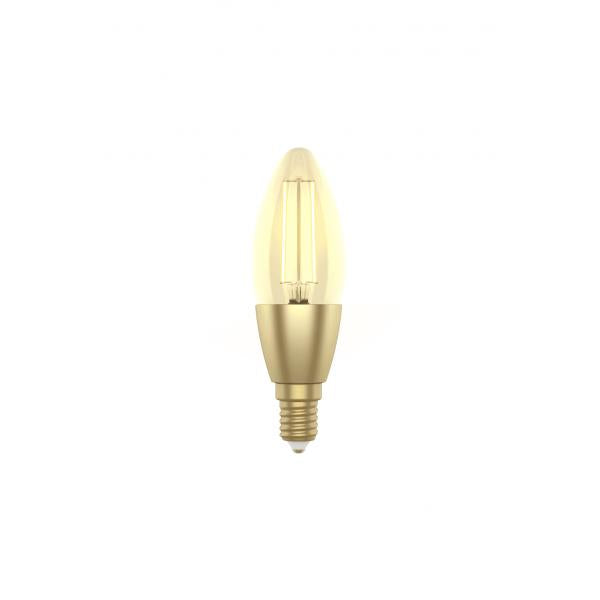 Woox woox r5141 candle c37 filament led bulb, wi-fi, e14, 4.9w, 470 lm, warm white 2700k