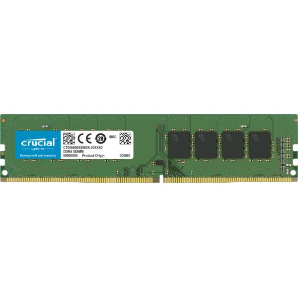 Crucial 8 gb ddr4-3200 werkgeheugen (ct8g4dfra32a, retail)