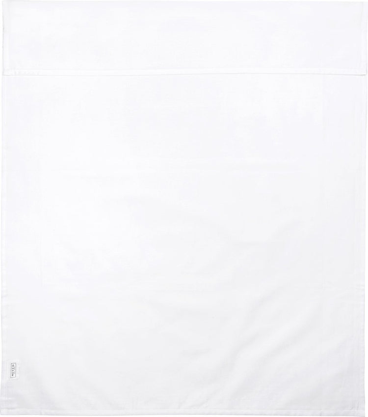Meyco baby uni wieglaken - white - 75x100cm - 0.3 tog