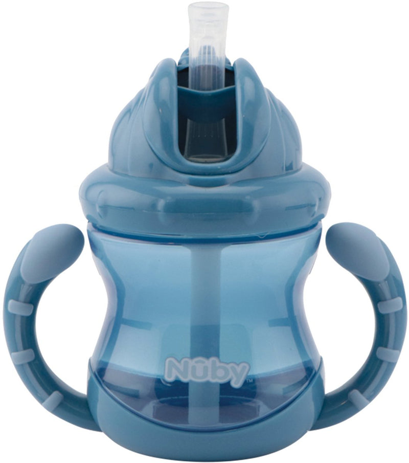 Nûby nuby flip-it drinkbeker - 240 ml - blauw