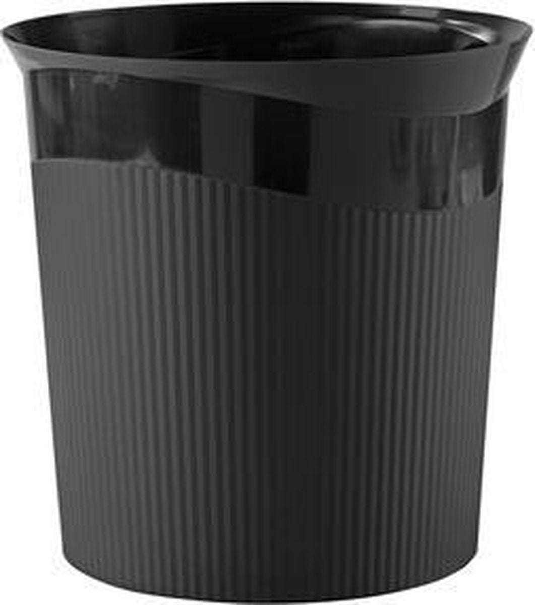 Han papierbak - re-loop - 13 liter - zwart - 100% gerecycled materiaal - ha-18148-913