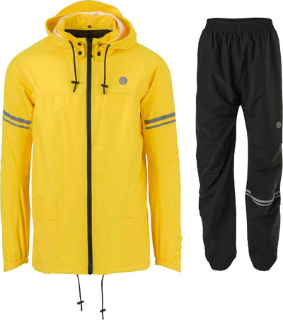 Agu original regenpak essential zwart geel