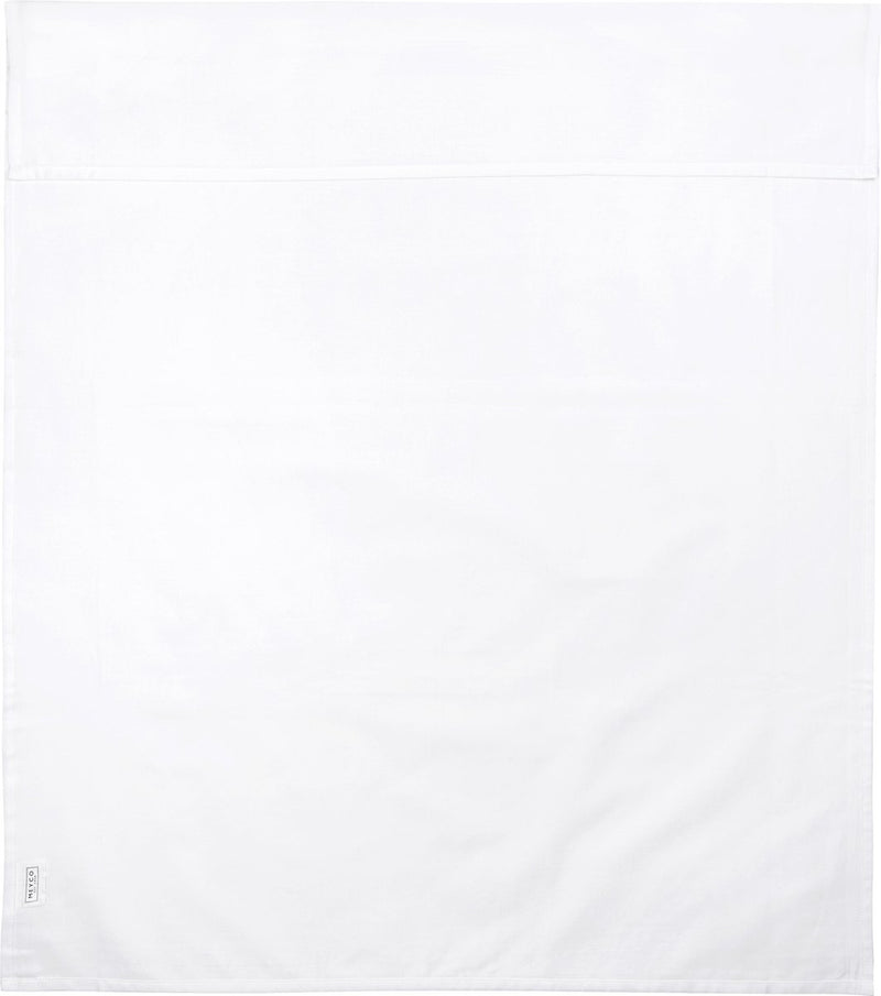 Meyco baby uni wieglaken - white - 75x100cm - 0.3 tog
