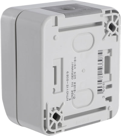 Schneider electric merten aquastar schakelaar - spatwaterdicht - opbouw - serieschakelaar - ip44 - grijs