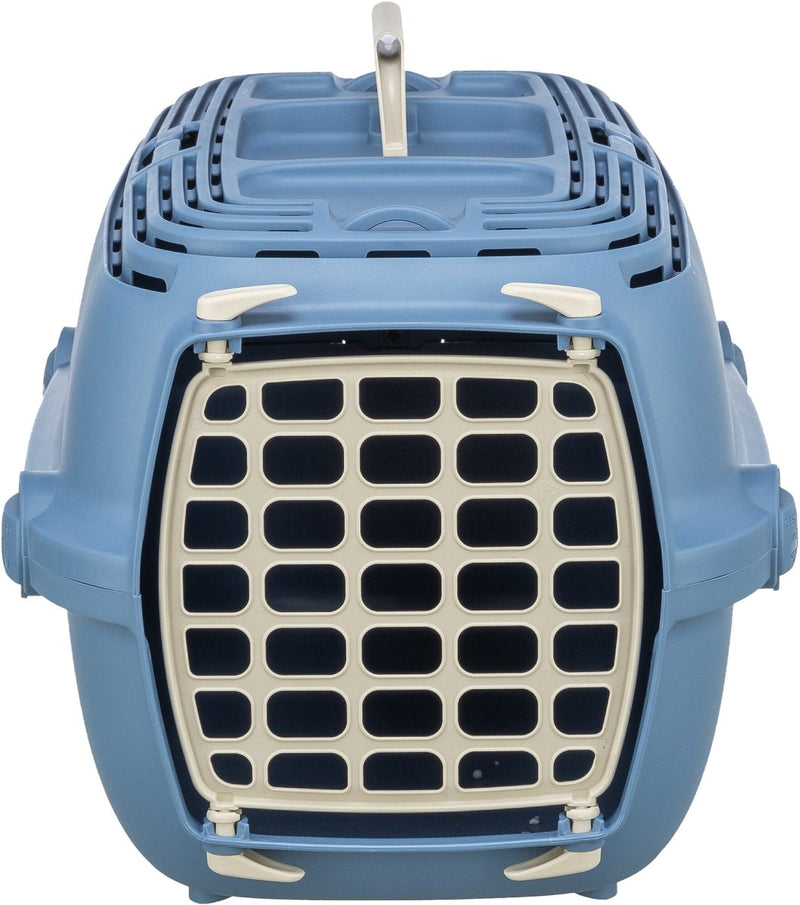 Trixie reismand relax 1 blauw - geschikt tot 6 kg - 48x30x32 cm met handvat en draaisluiting