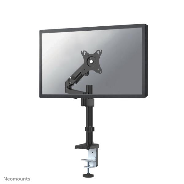 Neomounts ds70-750bl1 desk pole mount, clamp grommet, 17 - 27 inch