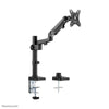 Neomounts ds70-750bl1 desk pole mount, clamp grommet, 17 - 27 inch