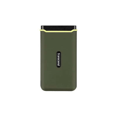 Transcend ts1tesd380c esd380c portable ssd, 1tb, usb type-c (3.2 gen 2) 3d nand, 2000 mb s, green